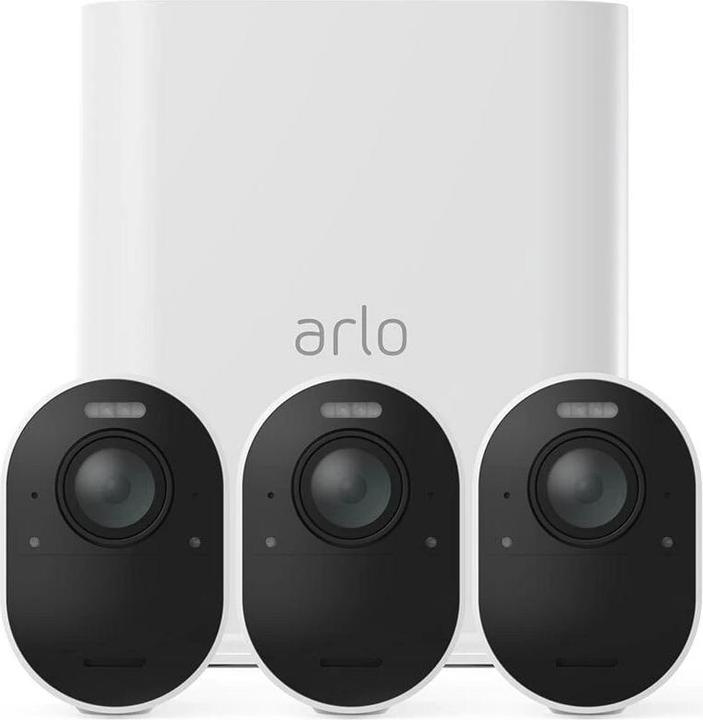 Image du produit Arlo Ultra 2 Spotlight, pack de 3 caméras, blanc (3840 x 2160 pixels)