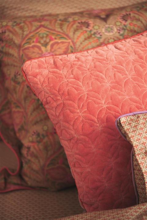 Produktbild PIP Studio Quilty Dreams Kissen coral 45x45cm (1 Stück) (45 x 45 cm)