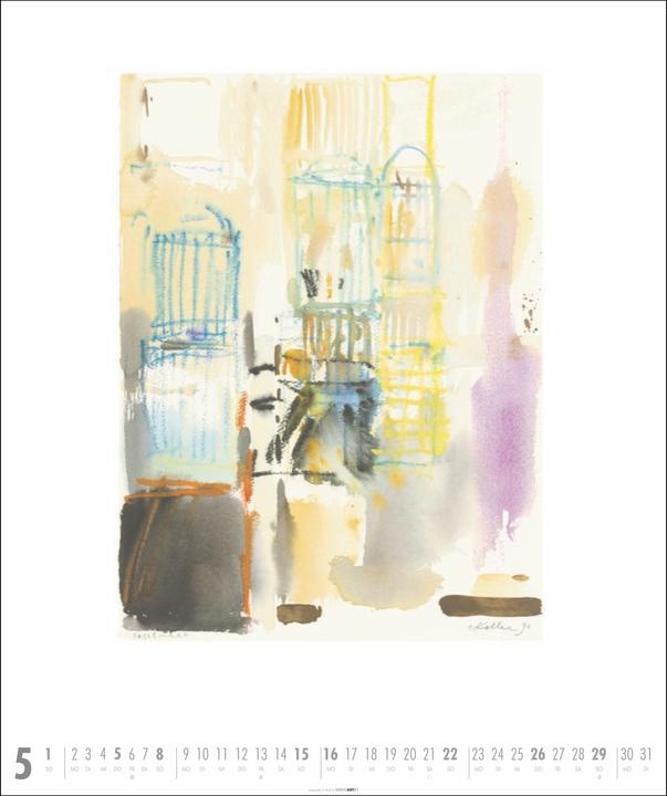 Produktbild Oskar Koller - Farben und Formen Kalender 2026 - Farben und Formen (46 x 55 cm, Deutsch)