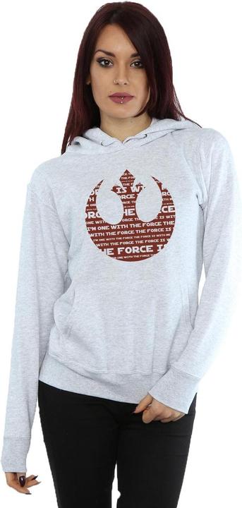 Produktbild Star Wars Rogue One I'm One With The Force Alliance Emblem Red Kapuzenpullover (XS)