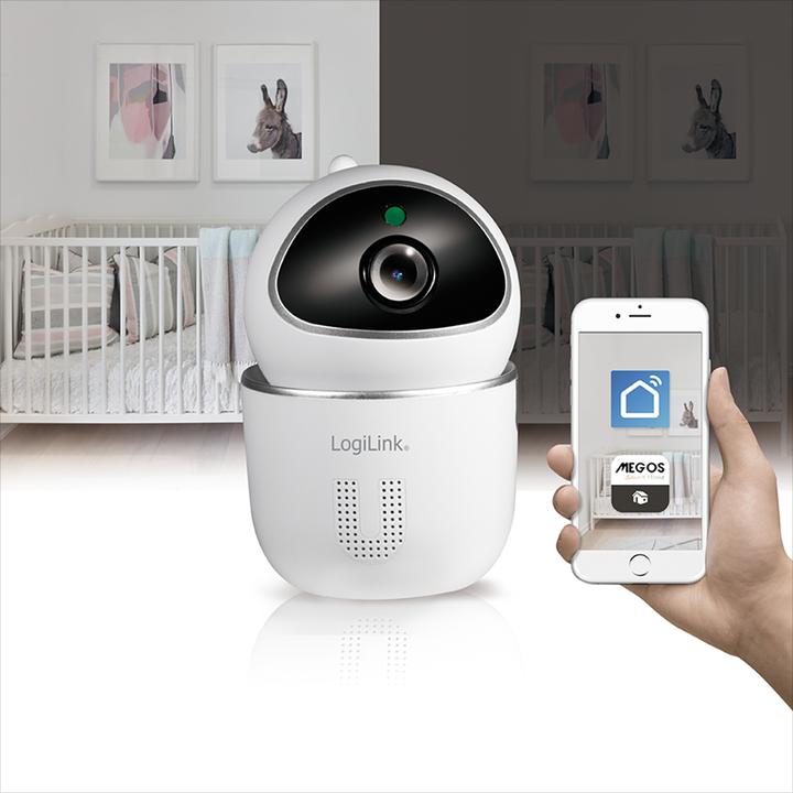 Actual product image LogiLink Smart Home Wi-Fi Camera 360 Degree (1920 x 1080 Pixels)