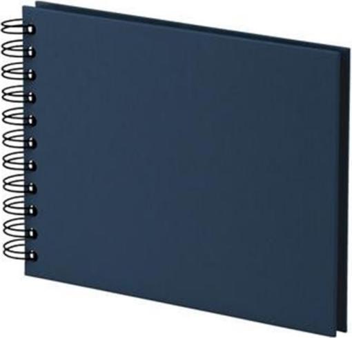 Produktbild Rössler Fotoalbum S.O.H.O. Navy Dunkelblau, Schwarze Seiten (19.5 x 14.5 cm)