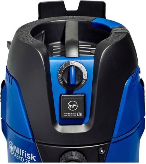 Actual product image Nilfisk Safety vacuum cleaner AERO 26-W2M PC 1500 W 3700 l/min 245 mbar 25 l (Wet dry vacuum cleaner)