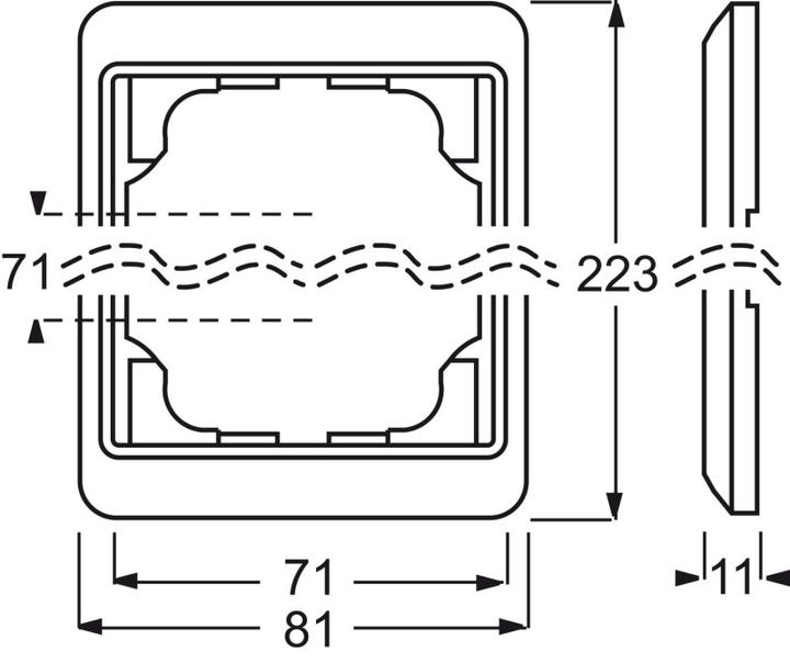 Actual product image Busch-Jaeger Frame