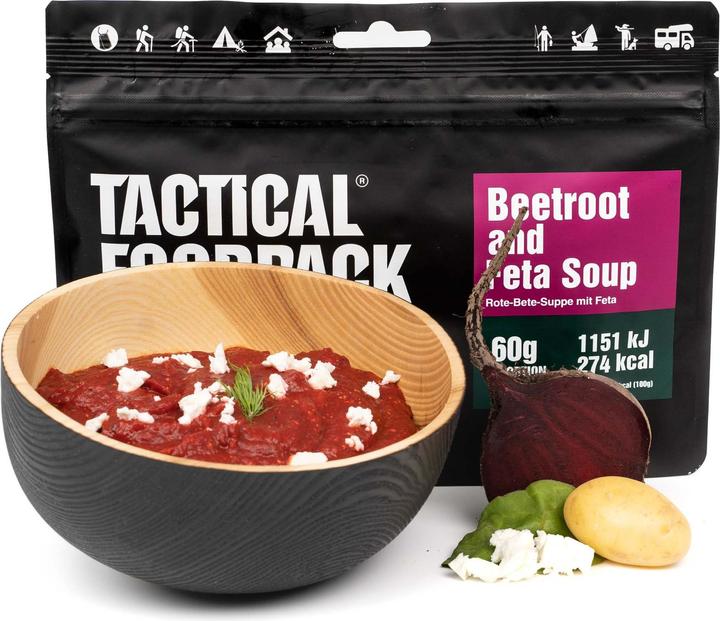 Actual product image Tactical Foodpack Beetroot and Feta Soup (1 Piece, 60 g)
