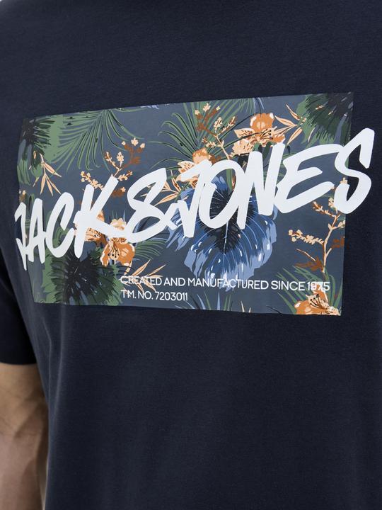 Produktbild Jack & Jones Jjhawaii Shape Tee Ss Crew Neck Ln (XL)