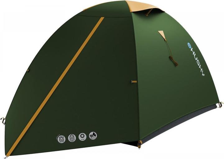 Husky bizam 2 klassisches grünes Zelt (Kuppelzelt, 2.90 kg, 2 Personen)
