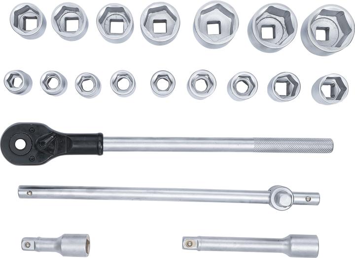 Productafbeelding BGS Dopsleutelset | Aandrijving 20 mm (3/4") | SW 19 - 50 mm | 20-delig. (3/4")