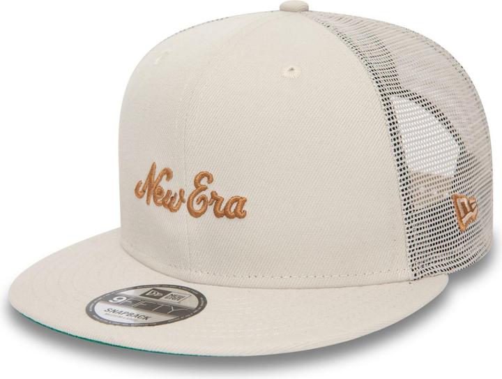 New Era 9Fifty Snapback Cap HERITAGE Brand Logo stone - S/M (S/M)