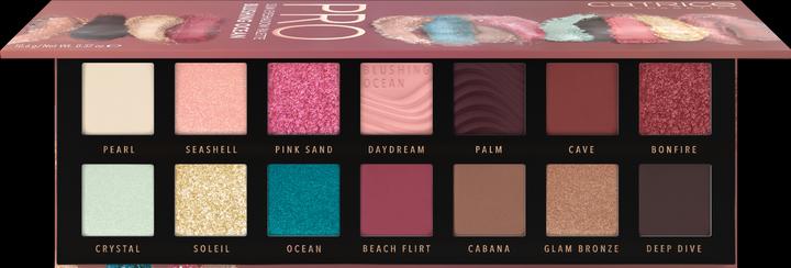 Actual product image Catrice Pro Slim Eyeshadow Palette Blushing Ocean (10)