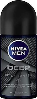 Produktbild NIVEA Men Deep Antibacterial With Active Carbon Antiperspirant W (Roll-on, 50 ml)