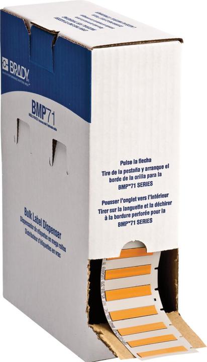 Produktbild Brady BM71-187-175-342-ORG, Permasleeve, wärmeschrumpfendes Polyolefin, Orange, 44.83 x 8.50 mm, f