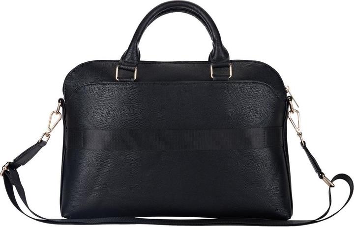 Image du produit Guess Bag Grained Zipper Pocket Triangle Logo 15" black