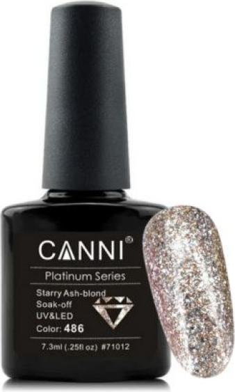 Immagine prodotto Canni Gellacquer Platinum Starry Ash-Blond UV/LED (Frassino stellato-Blond, Smalto per unghie effetto gel)