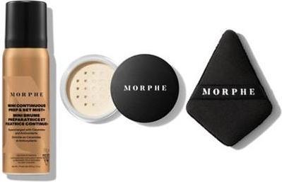 Produktbild Morphe Kontinuierliches Prep And Set Mist + Transparentes Setting Powder + Highlight And Co