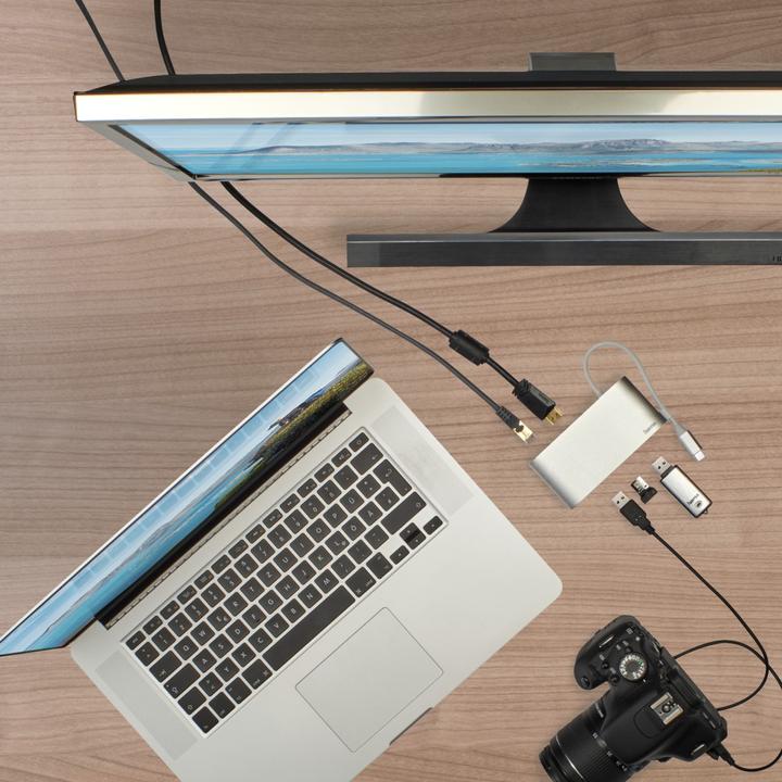 Produktbild Hama USB-C-Multiport Adapter (USB-C, 1 Ports)