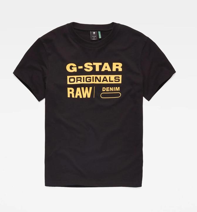 Image du produit G-Star Printed Graphic Eight T-Shirt Regular Fit Black (XL)