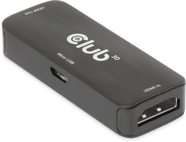 Immagine prodotto Club 3D Ripetitore Club3D HDMI > HDMI 4K60Hz attivo Bu/Bu al dettaglio (0.06 m)