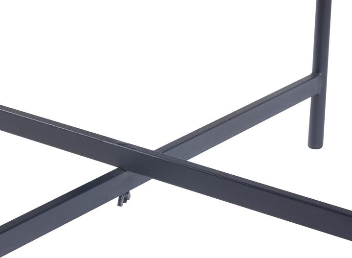 Image du produit En.Casa Ensemble de tables basses Lier 2 pièces plateau en verre noir