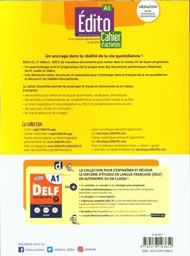 Actual product image Edito A1 Exercice + édition en ligne 2022 (French, Collectif, 2022)