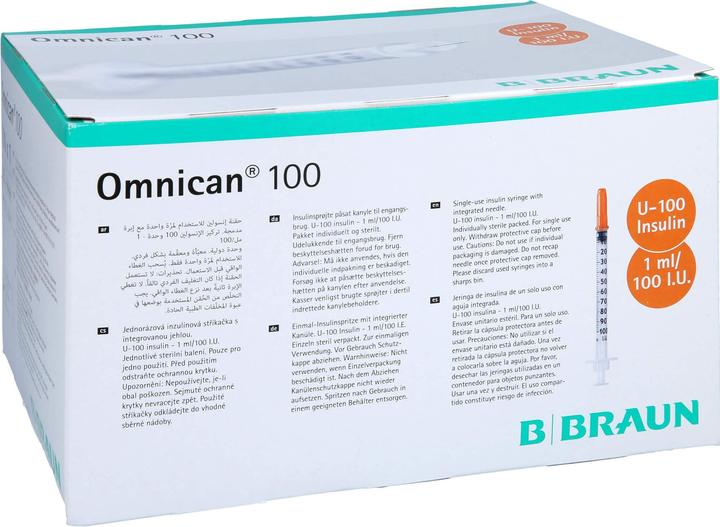 Image du produit B.Braun Insuline 100 (Seringue d'insuline)