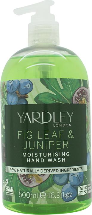 Produktbild Yardley London Fig Leaf & Juniper Hand Wash Flüssigseife 500 ml (Flüssigseife, 500 ml)