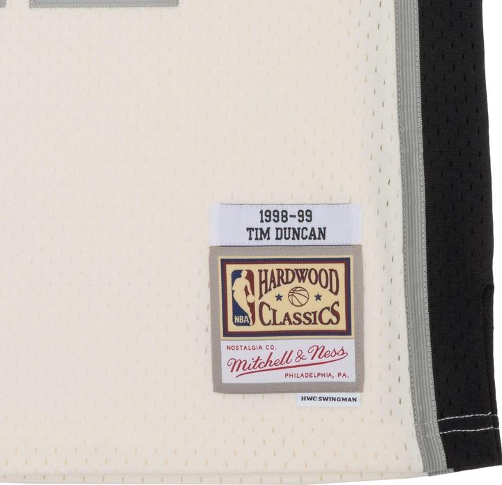 Immagine prodotto Mitchell & Ness Maglia Swingman San Antonio Spurs OFF-WHITE Tim Duncan - S (S)
