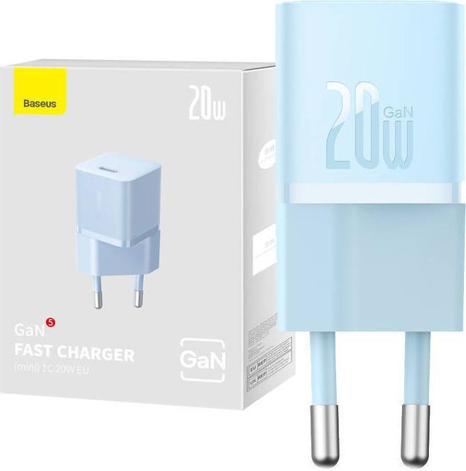 Immagine prodotto Baseus Mini caricatore da parete GaN5 20W (blu) (20 W)