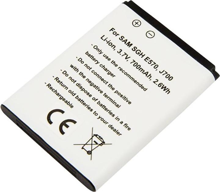 Produktbild Avizar Li-Ion Akku 3.7V 700mAh Samsung SGH E570/J700