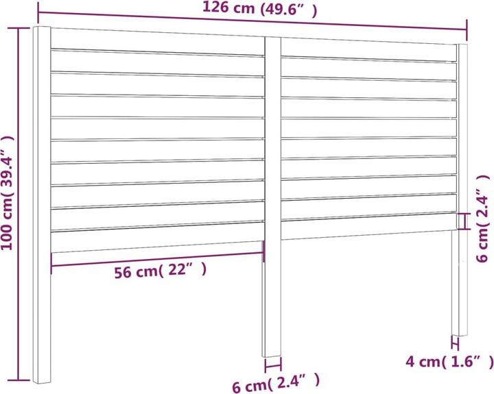 Immagine prodotto VidaXL Harriot (81 x 4 x 100 cm)