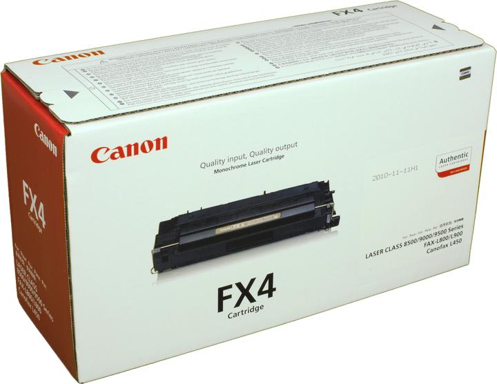 Actual product image Canon 1558A003FX-4 toner cartridge black 4,000 pages black Fax L 800 (FC)