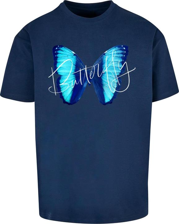 Actual product image Merchcode Butterfly Blue Heavy Oversized Tee - 117559 (XL)