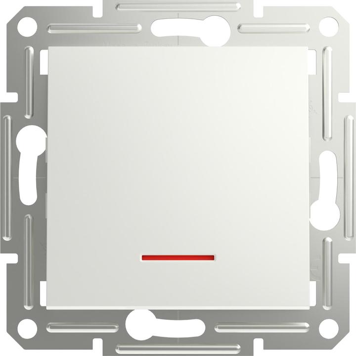 Actual product image Schneider Electric Push-button Asfora White (RAL 9003) EPH1670121D