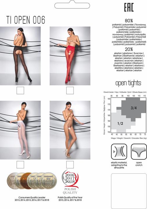 Produktbild Passion Strumpfhose ouvert "Thiophene 006" (30DEN) (S)