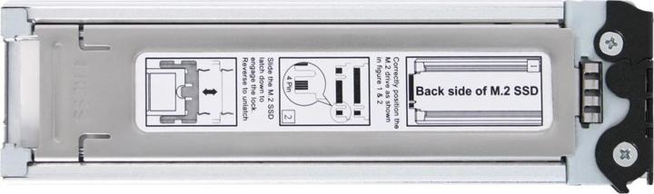 Actual product image Icy Dock ToughArmor M.2 NVMe SSD to PCIe 3rd removable frame