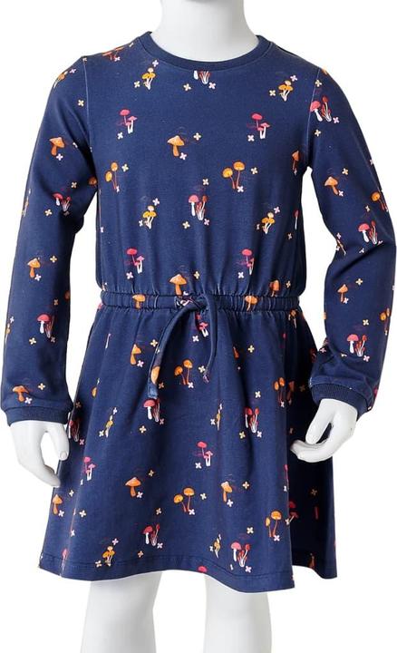 Produktbild VidaXL Kinderkleid Marineblau 128,Material: 92 % Baumwolle. 8 (128)