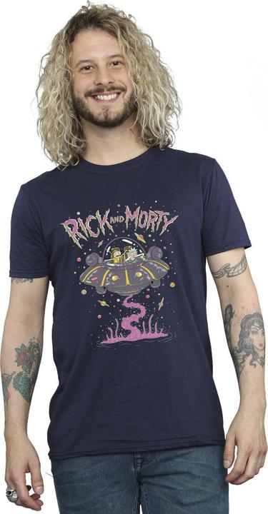 Produktbild Rick And Morty Pink Spaceship TShirt (4XL)