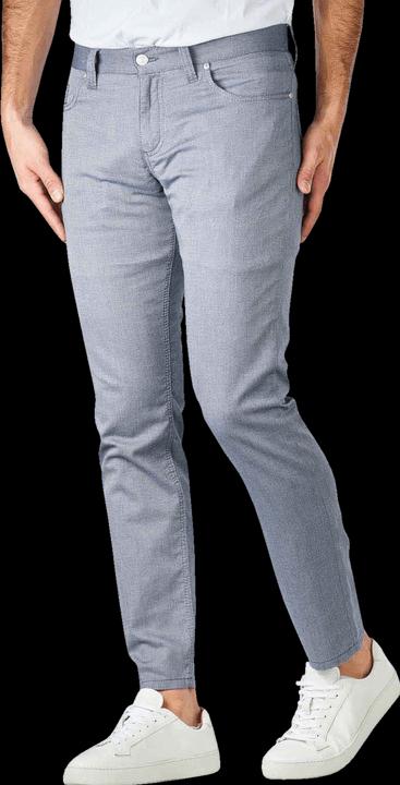 Actual product image Alberto Smart Cotton Pipe Pant Slim Fit Navy (W34/L32)