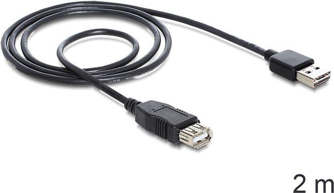 Delock Facile USB 2.0 (2 m, USB 2.0)