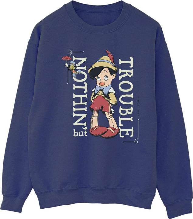 Disney Pinocchio Nothing But Trouble Sweatshirt (L)