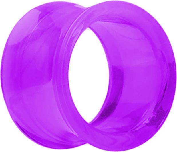 Image du produit Star Piercing Flared Tunnel violet (sans laiton, Acrylique)