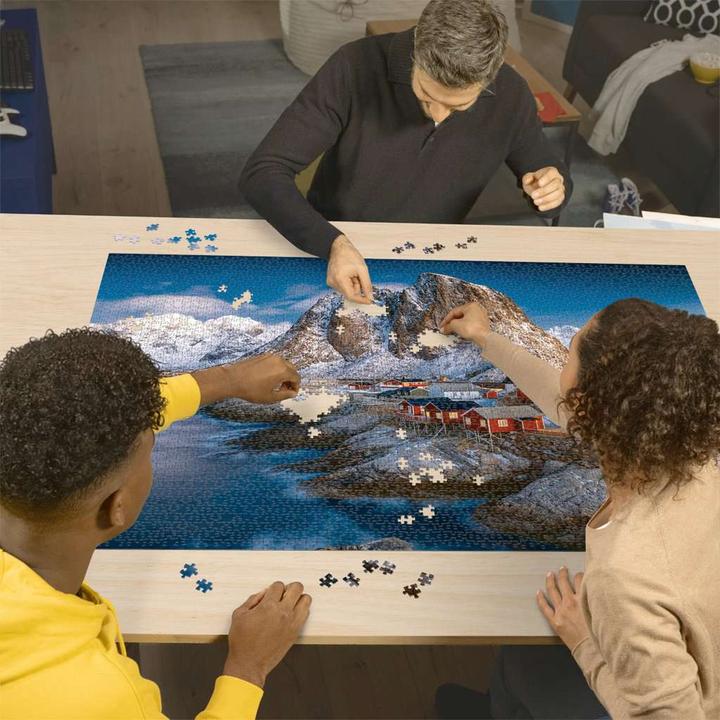 Produktbild Ravensburger Puzzle 3000 Teile Norwegen - Hamnoy, Lofoten (3000 Teile)