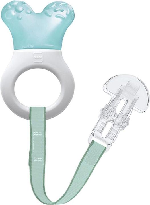 Produktbild MAM Kühlbeissring Mini Cooler & Clip boy 2+ M, mit Clip 1 Stk in türkis