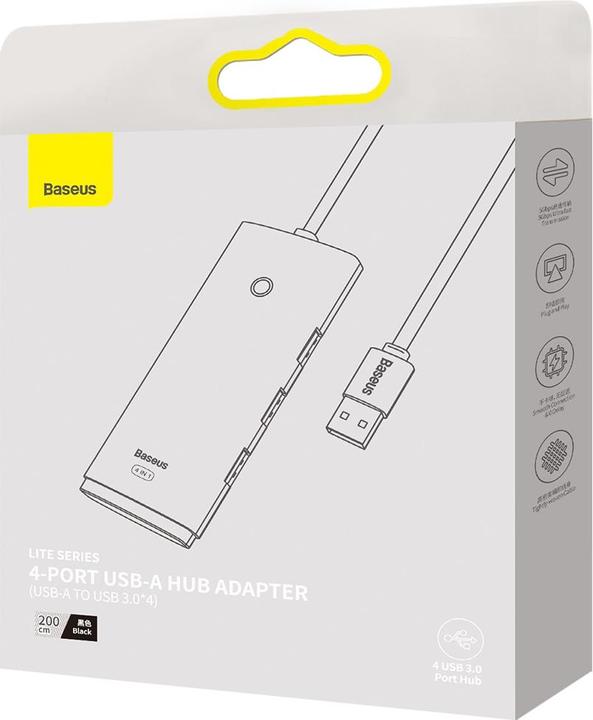Immagine prodotto Baseus Lite Series (USB-A, 4 Porti)