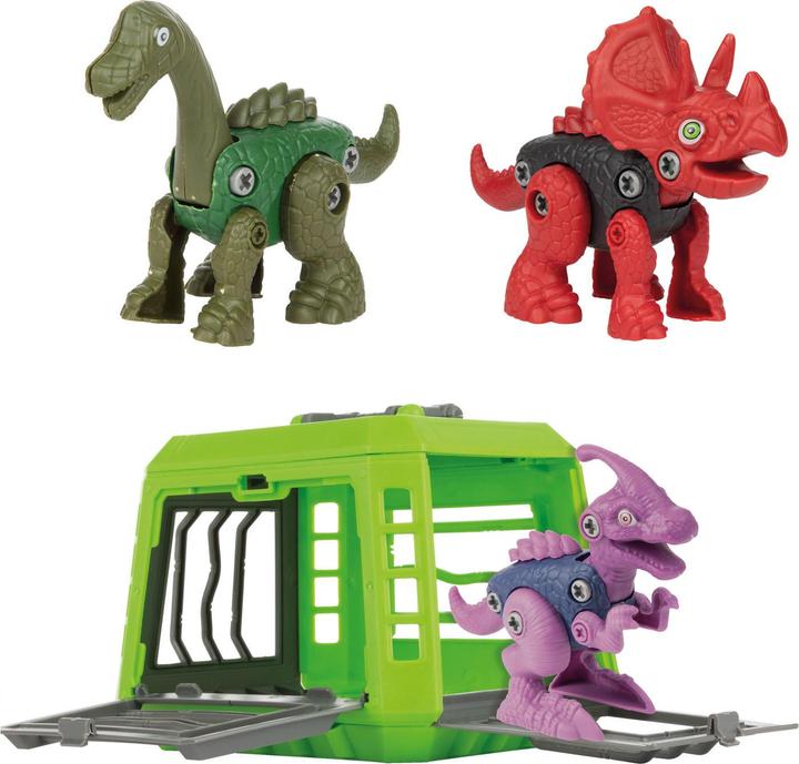 Immagine prodotto Toi-Toys Il mondo dei dinosauri Costruisci un dinosauro con una gabbia