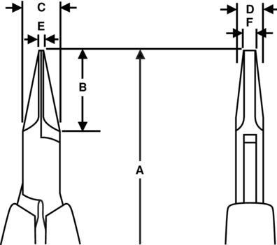 Actual product image Lindstrom Flat pliers 7490 Lindström (120 mm)