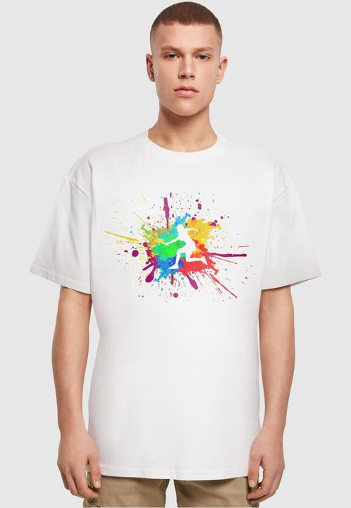Produktbild Merchcode Color Splash Player Heavy Oversized Tee - 116571 (XL)