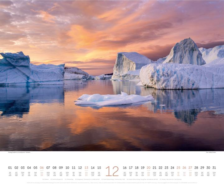 Produktbild Phantastische Landschaften Kalender 2026 (54 x 48 cm, Harter Einband, Deutsch, Französisch, Englisch)