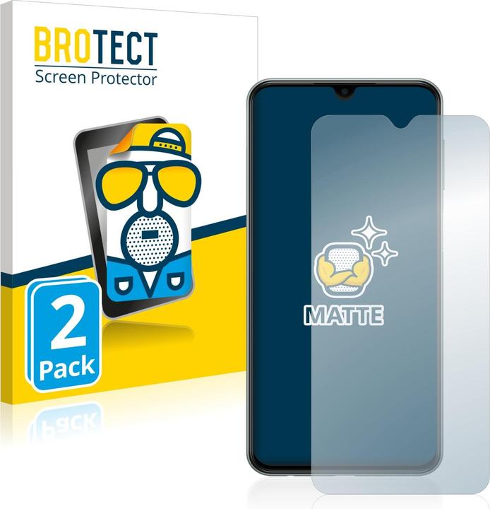 Image du produit BROTECT Film de protection antireflet Protection d'écran mat (2 pièce(s), Samsung Galaxy M33)