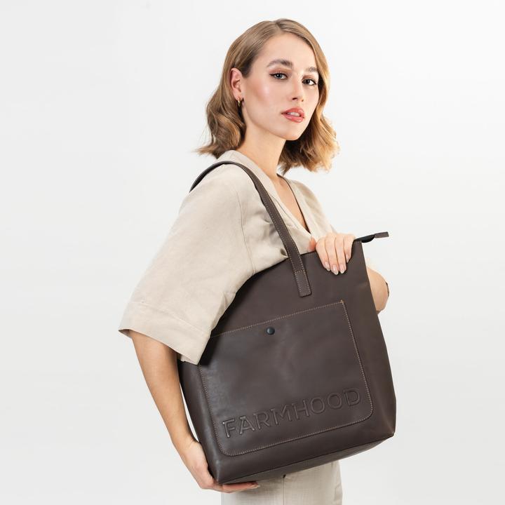Image du produit Farmhood Nashville XL Shopper Sac en cuir 35 cm
